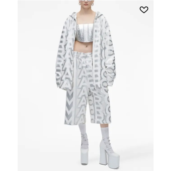 🆕 Marc Jacobs Monogram Zip Hoodie Sz M/L - Picture 3 of 6